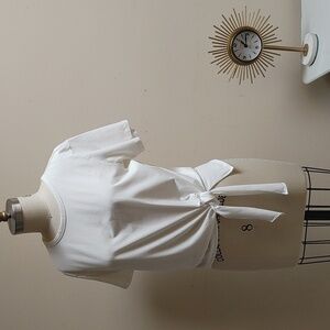 Theory White Short Sleeve T-Shirt Size M